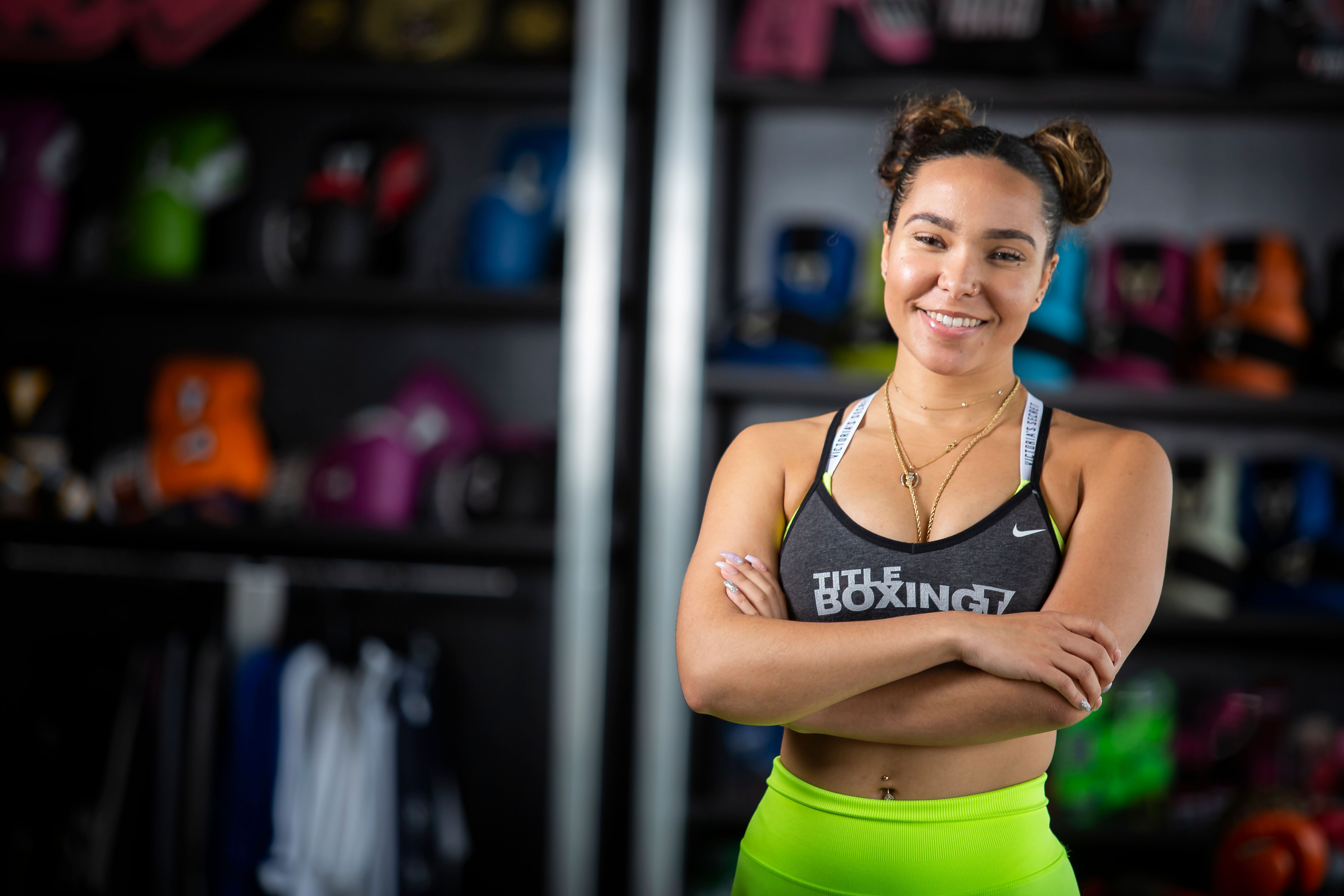 Fitness professional, illustrative stock portrait