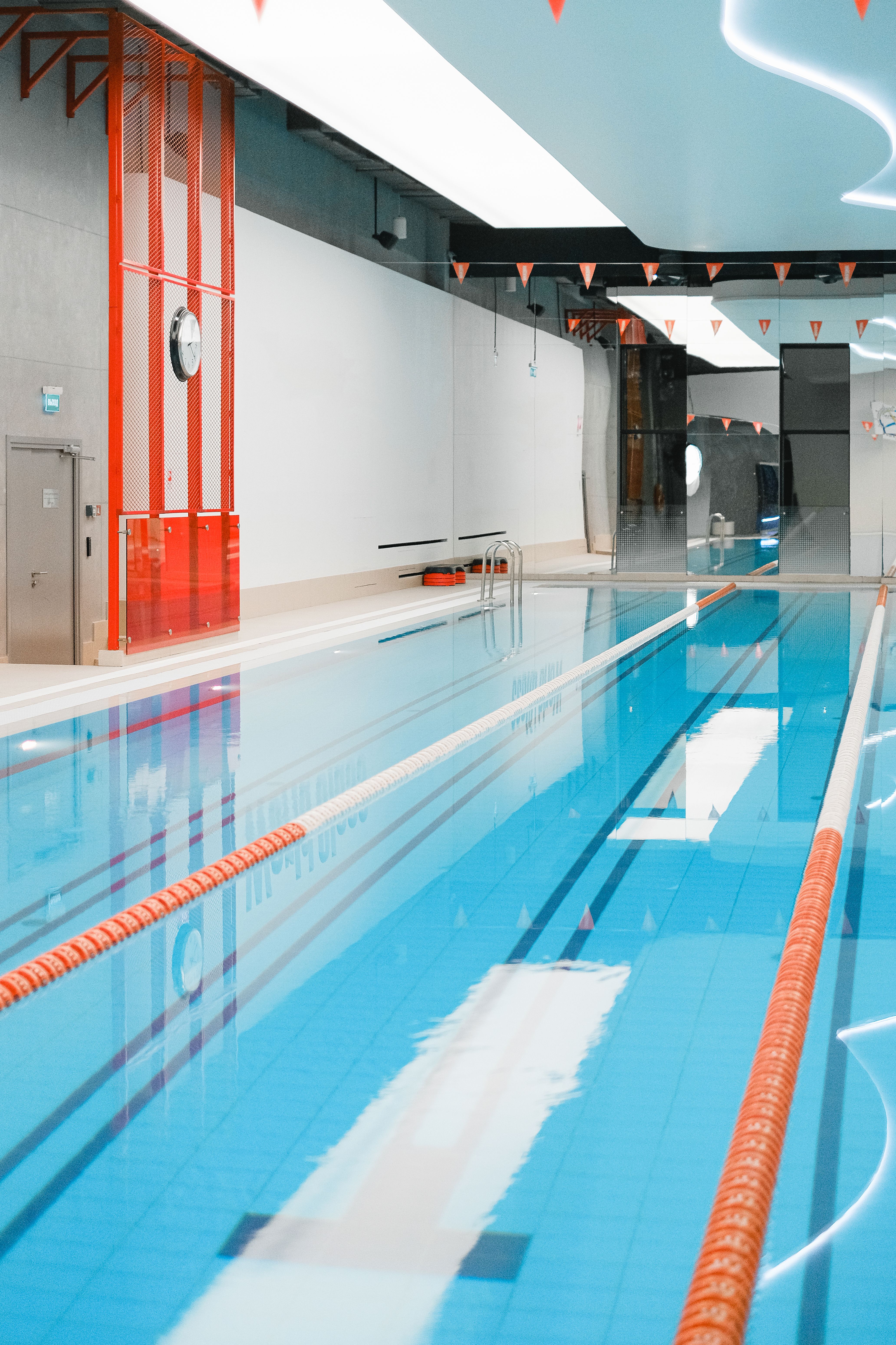 Indoor swimming pool, illustrative photo